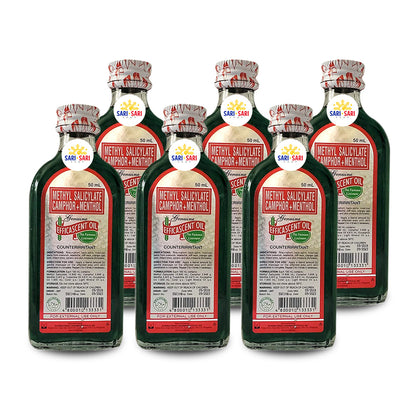 Efficascent Oil Regular Ointment Pack of 6 – Fast Relief for Aches and Pains