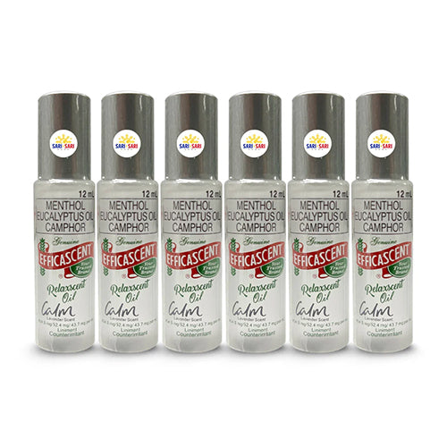 Efficascent Oil Roll-On Calm Lavender 12ml Pack of 6