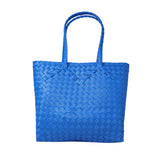 Misenka Handicrafts Philippine Bayong Azure Blue Go with Zipper Bag - SALE 50% OFF