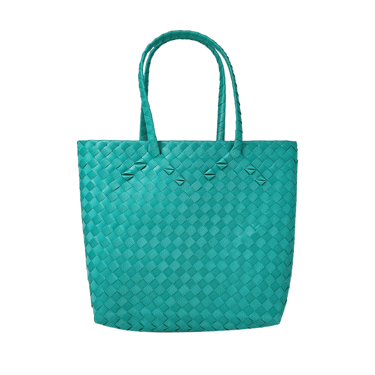 Misenka Handicrafts Philippine Bayong Mint Green Go with Zipper Bag