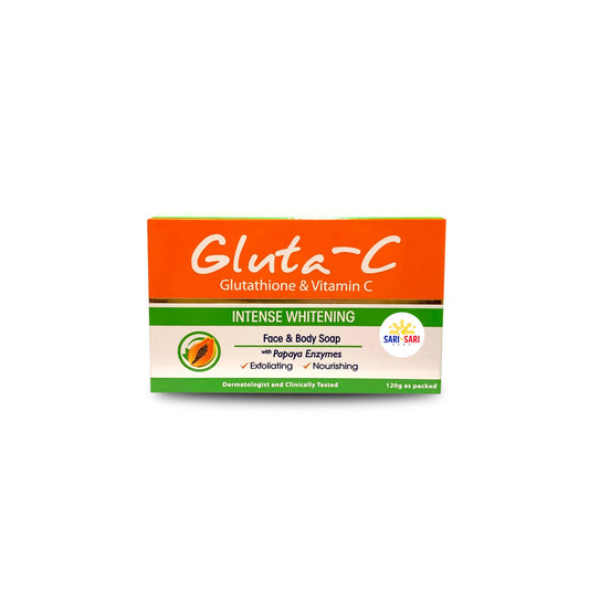 Sale 50% off Gluta C Intense Face & Body Soap with Papaya Enzymes Green