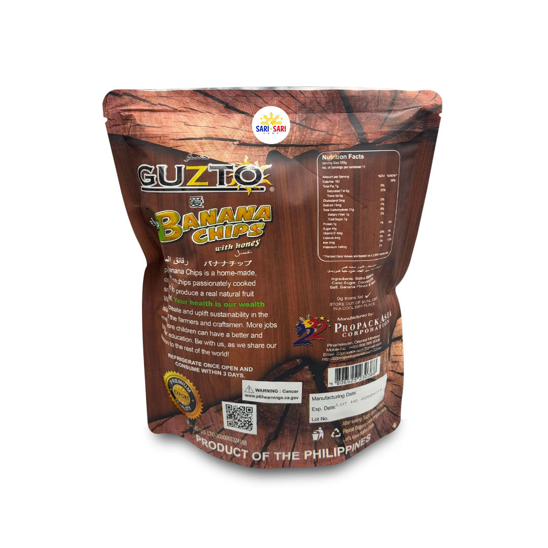 Sale 50% off Guzto Banana Chips 350g