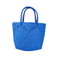 Misenka Handicrafts Philippine Bayong Azure Blue Handy with Zipper Bag - SALE 50% OFF