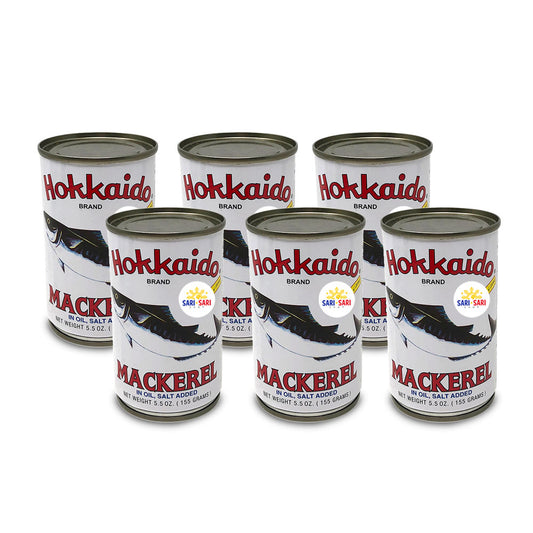 Hokkaido Mackerel in Oil 156g, Pack of 6