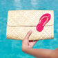 Misenka Applique Clutch Bag - SALE 50% OFF