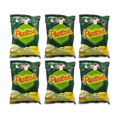 Jack ‘n Jill Piattos Chips 85g, Pack of 6 – Savory Crispy Snack