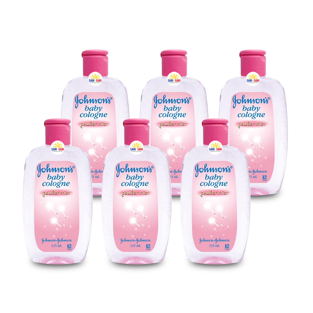 Johnson's Baby Cologne, Gentle & Fresh Fragrance for Babies and Kids 125ml, Pack of 6