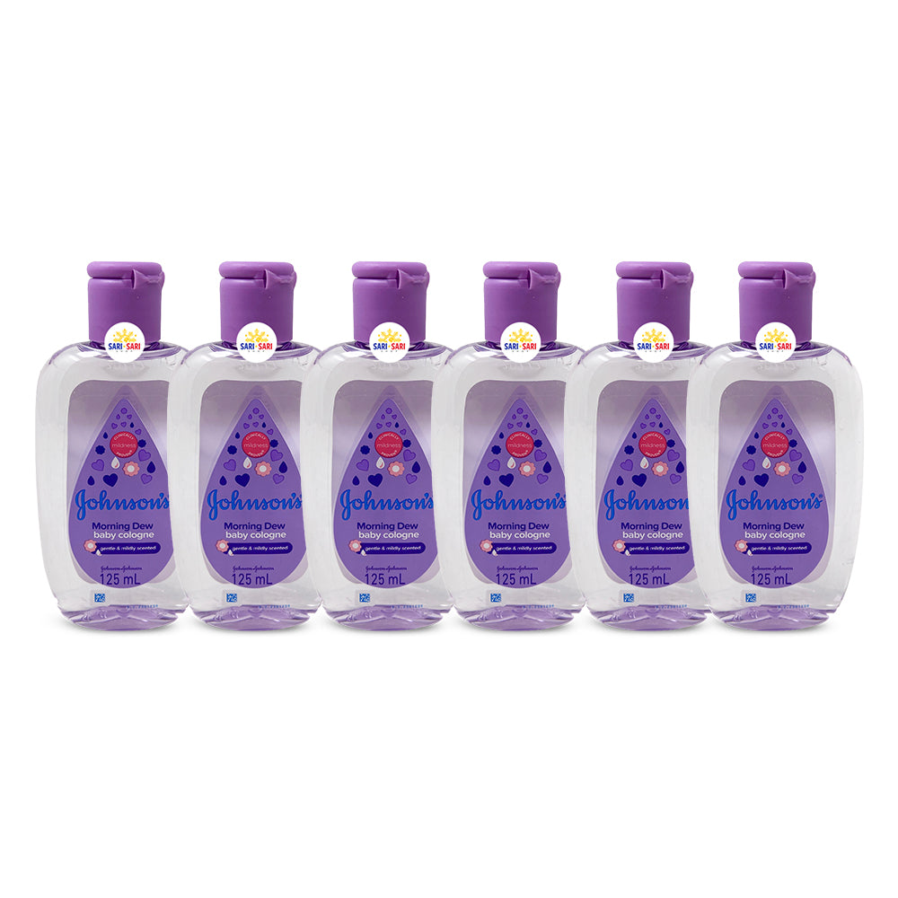 Johnson's Baby Cologne, Gentle & Fresh Fragrance for Babies and Kids 125ml, Pack of 6