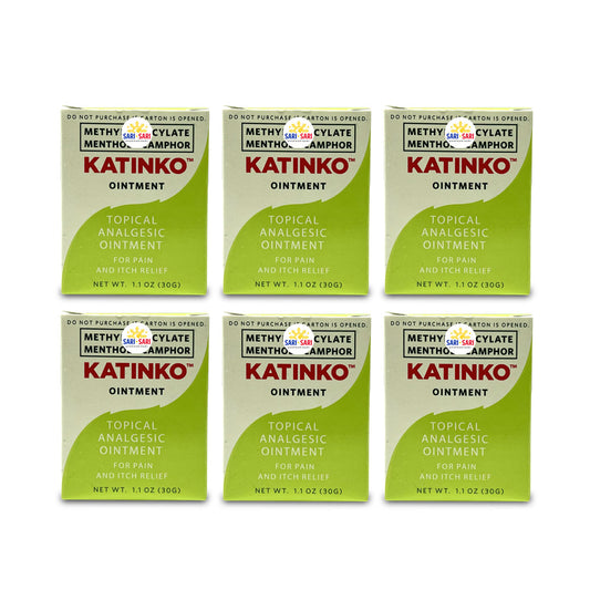 Katinko Ointment Methyl Salicylate Menthol + Camphor 30g, Pack of 6