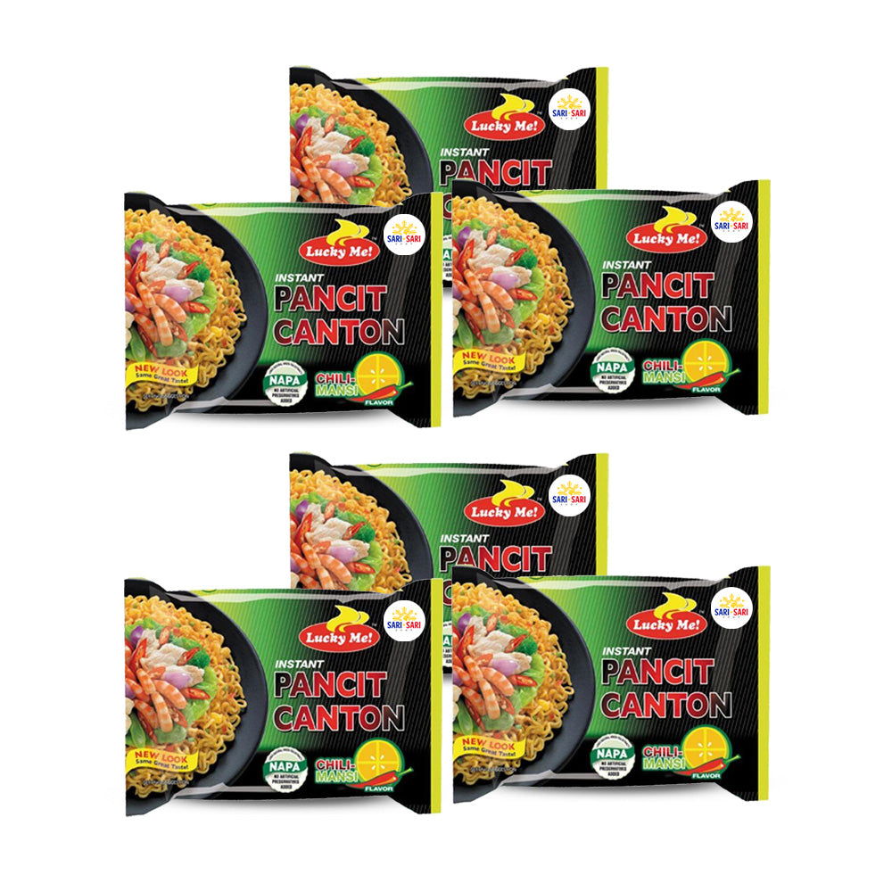 Lucky Me Chilimansi Pancit Canton 60g, Pack of 6