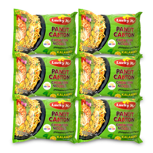 Lucky Me Calamansi Pancit Canton 60g, Pack of 6