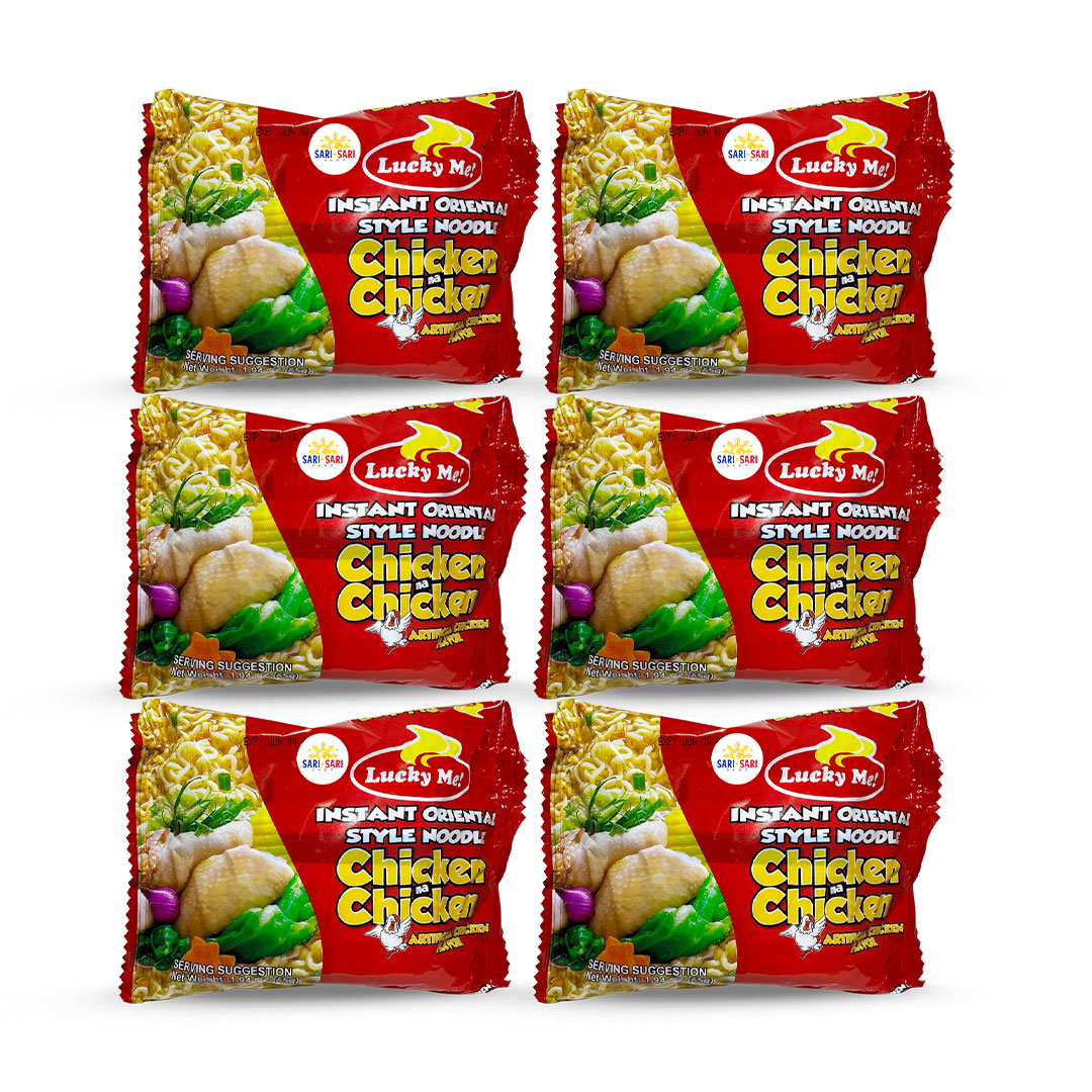 Lucky Me Instant Oriental Style Noodle 60g, Pack of 12