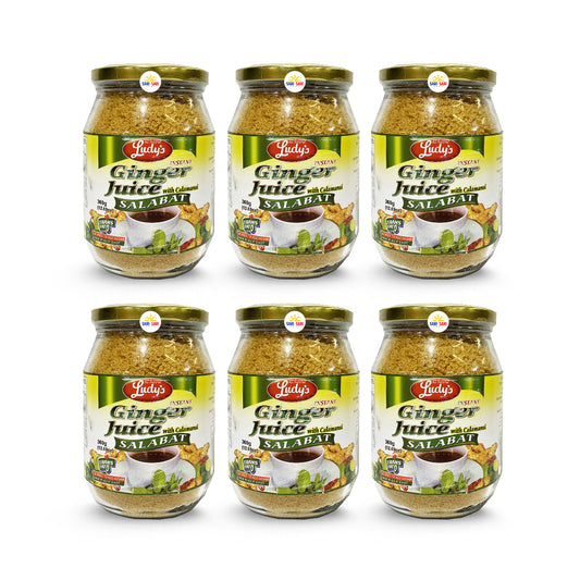 Ludy's Instant Ginger Brew Calamansi Salabat Tea 360g, Pack of 6