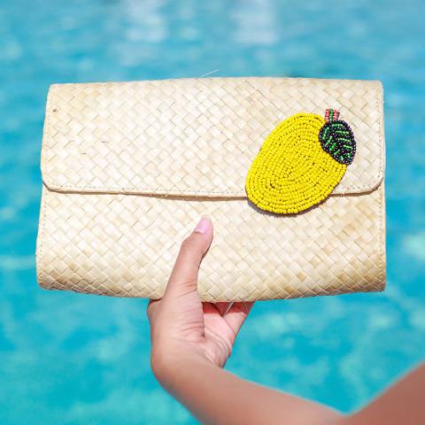 Misenka Applique Clutch Bag - SALE 50% OFF