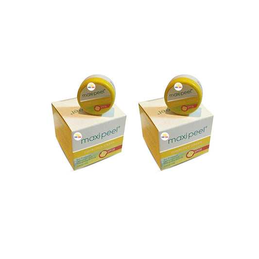 Maxi-Peel Sun Protection Cream SPF20 25g Pack of 2