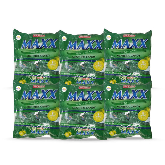 Maxx Menthol Candy 225g, Pack of 6