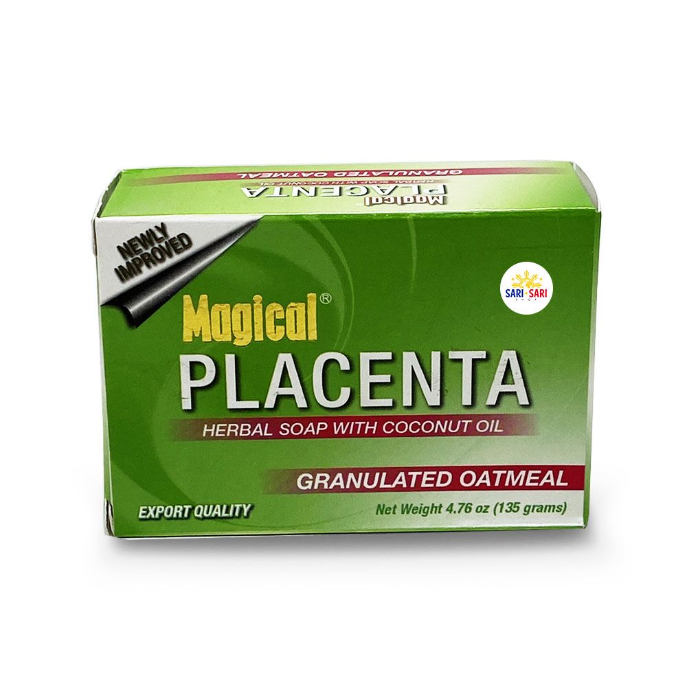 50% off Magical Placenta Herbal Soap with Coconut Oil Oatmeal 135g