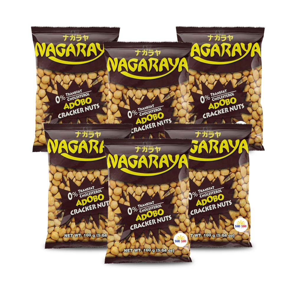 Nagaraya Adobo Craker Nuts 160g, Pack of 6