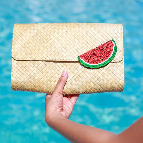 Misenka Applique Clutch Bag - SALE 50% OFF