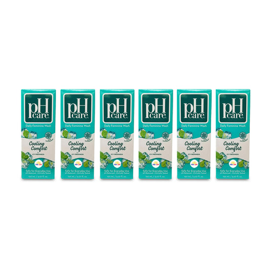 pH Care Daily Feminine Wash Cooling Comfort 150ml, Pack of 6