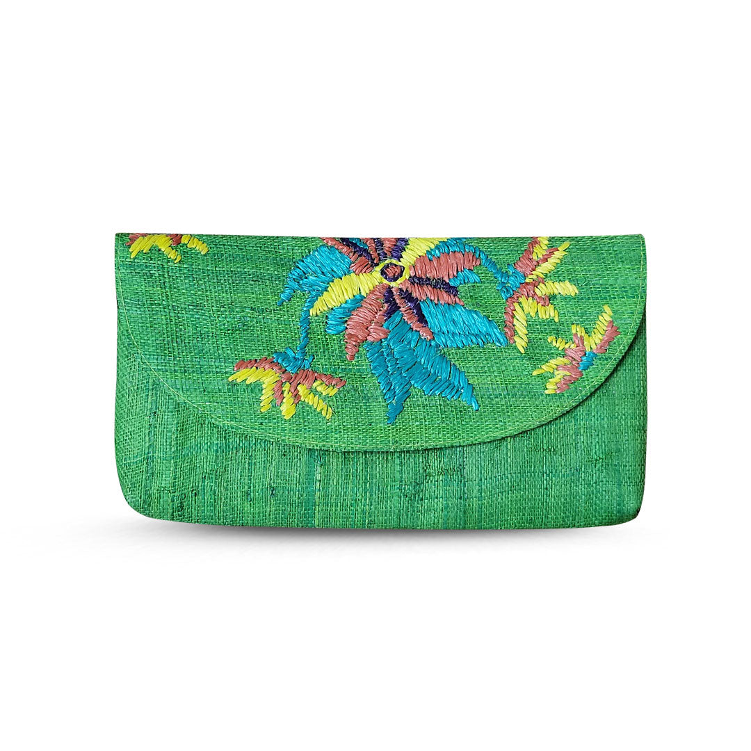 Misenka Embroidered Envelope Clutch - SALE 50% OFF