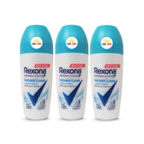 Rexona Deodorant Roll On for Women Shower Clean Deodorant 40ml, Pack of 3