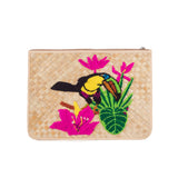 Sale 50% off Misenka Embroidered Print Clutch