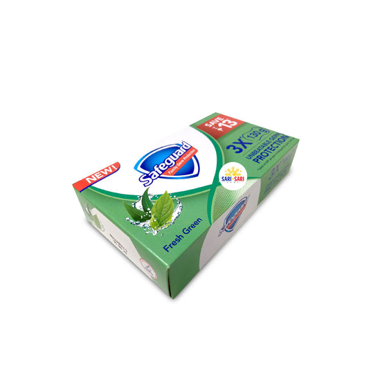 SALE 50% OFF Safeguard Green Fresh with Herbal Extract 3X130g, Pack of 1