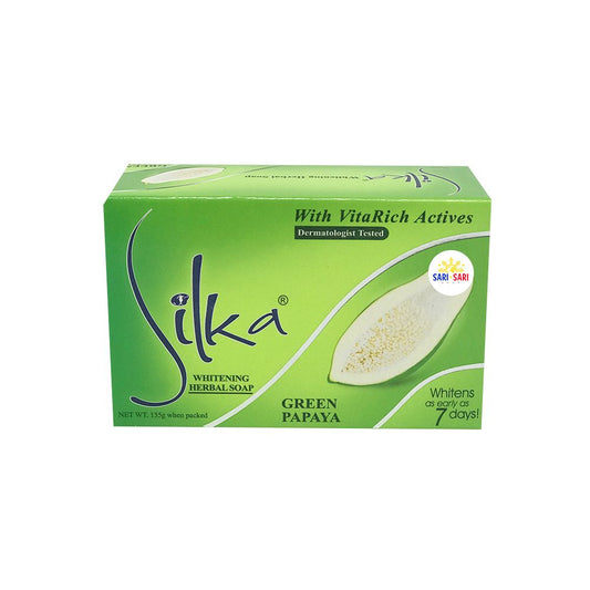 Silka Green Papaya Soap 135g, Pack of 6