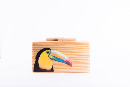 Misenka Wooden Clutch - SALE 50% OFF