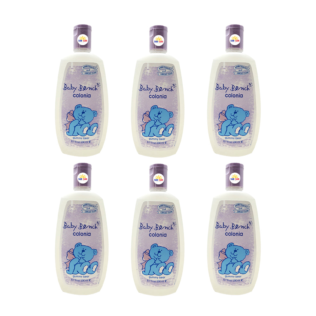 Baby Bench Cologne  – Gentle & Fresh Fragrance for Babies and Kids, 200ml, Pack of 6