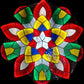 Misenka Capiz Christmas Lantern with LED Lights 30 Inches – Traditional Holiday Décor, Handcrafted Parol Ornament for Indoor & Outdoor Use