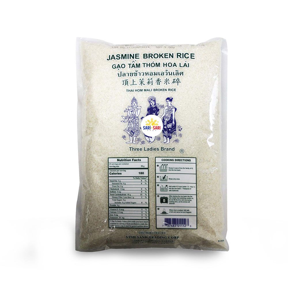 Three Ladies Brand Jasmine Broken Rice - ShopSariSari.com