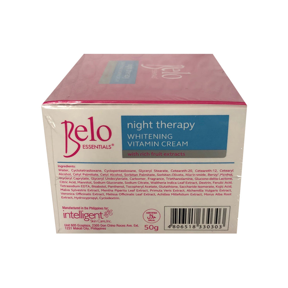 Belo Essential Night Face Cream 50g, Pack of 2