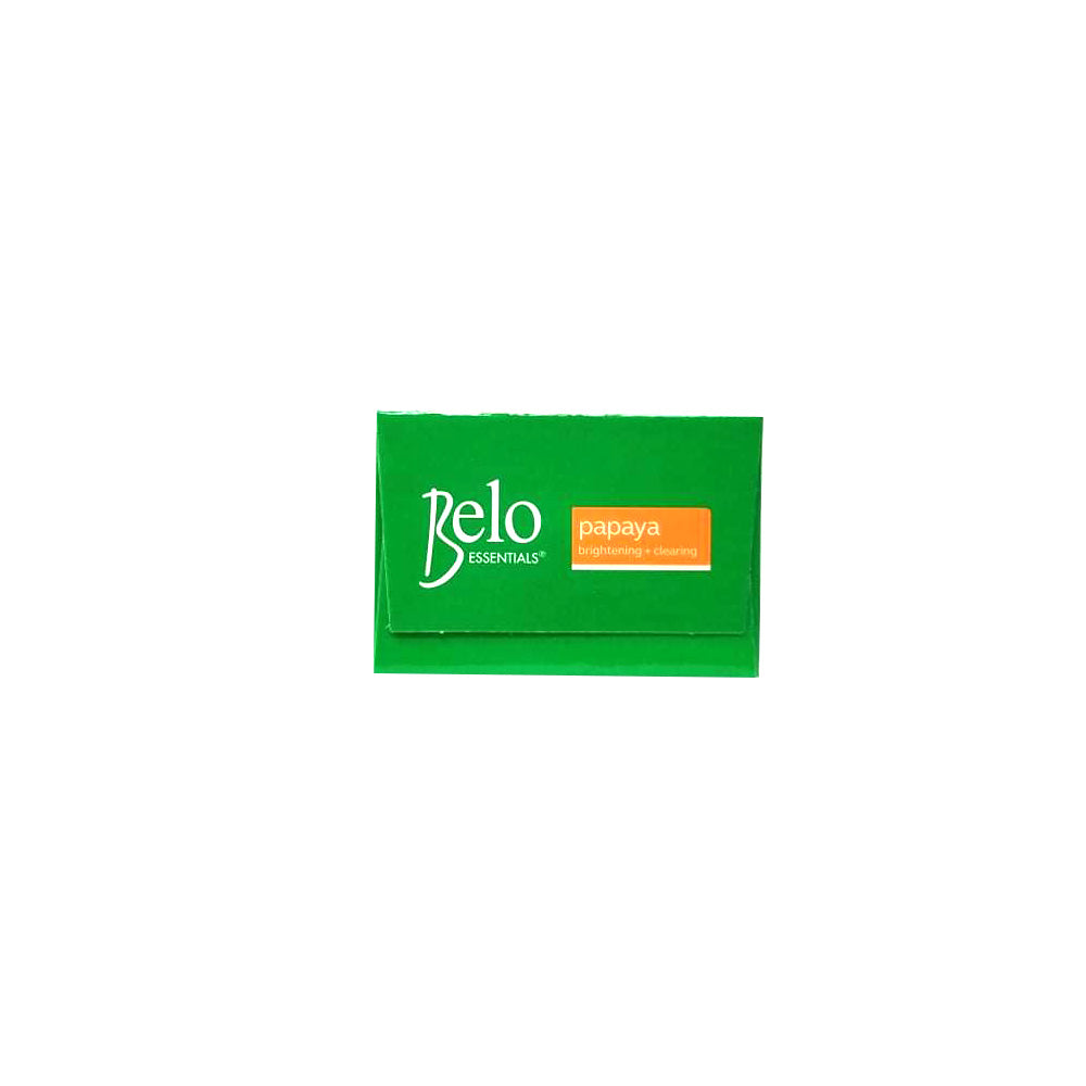 Belo Essentials Green Papaya Body Bar Soap 135g, Pack of 3