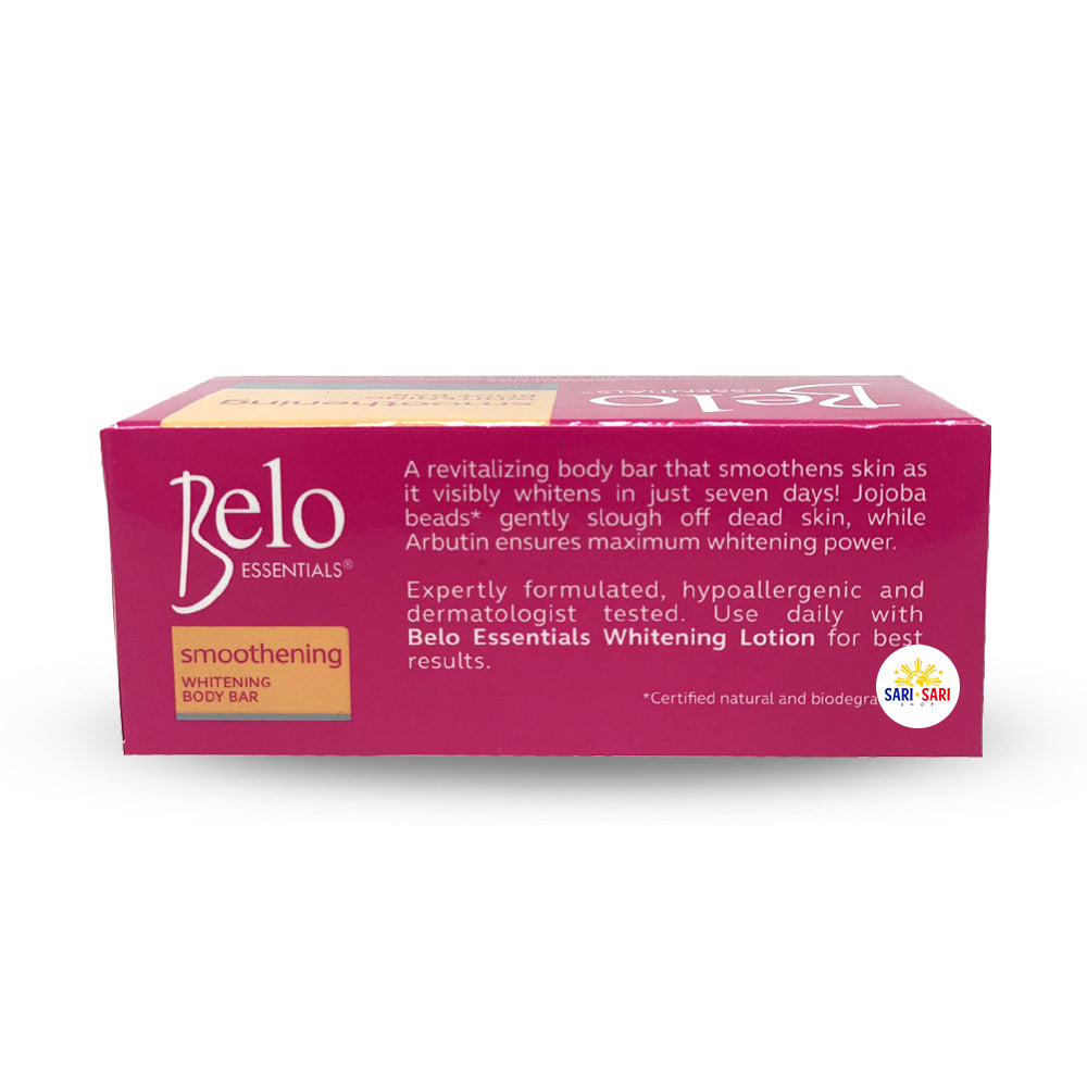 Belo Essentials Smoothening Whitening Body Bar Soap 135g - Shop Sari Sari