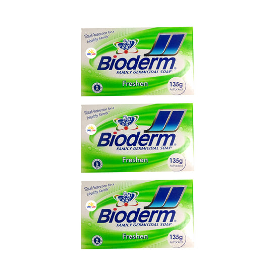 Bioderm Family Germicidal Bar Soap Freshen 135g, Pack of 3