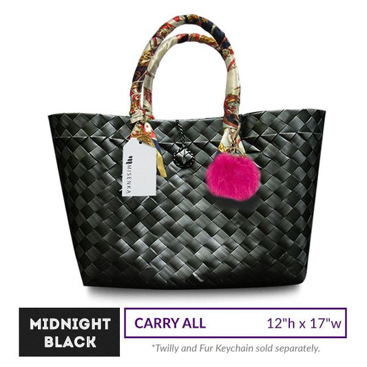 Misenka Midnight Black Carry All - ShopSariSari.com