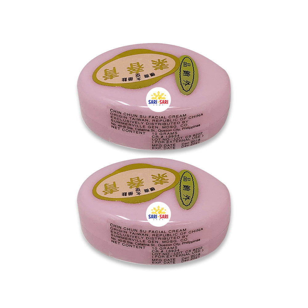 Chin Chu Su Facial Cream Beige Label 10g, Pack of 2