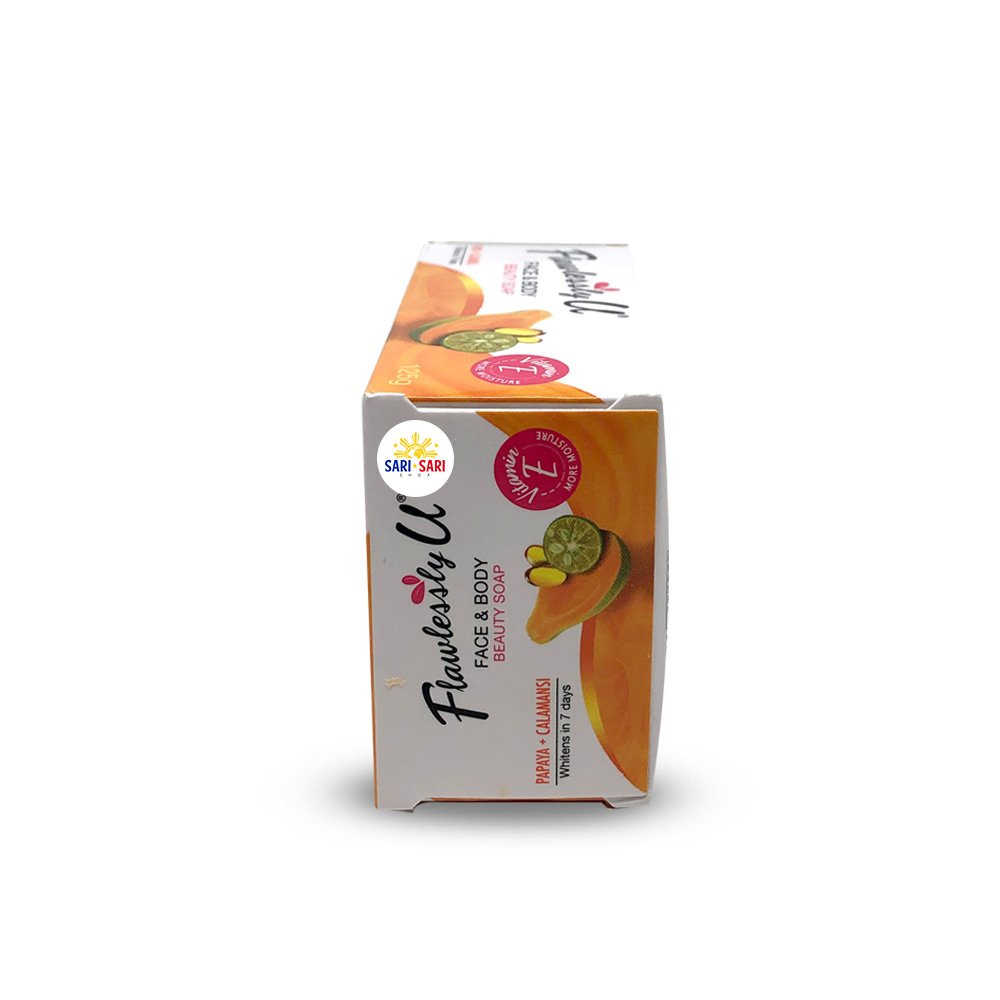 Flawlessly U Orange Papaya Calamansi Soap 125g - Shop Sari Sari