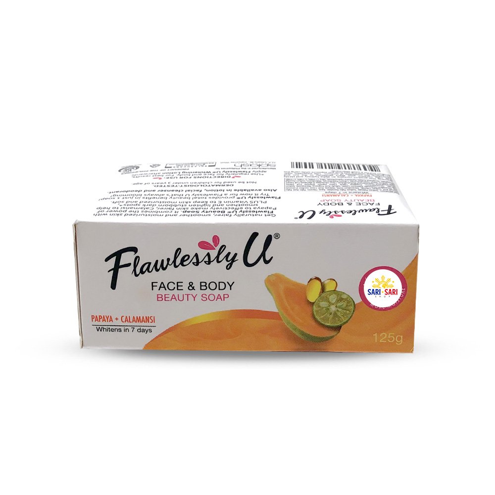 Flawlessly U Orange Papaya Calamansi Soap 125g - Shop Sari Sari