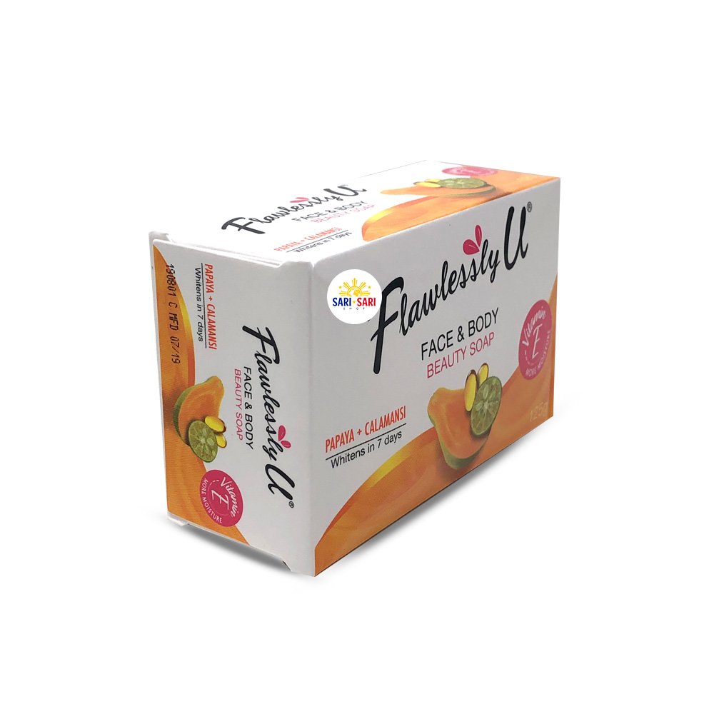 Flawlessly U Orange Papaya Calamansi Soap 125g - Shop Sari Sari