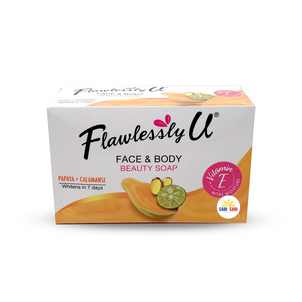 Flawlessly U Orange Papaya Calamansi Soap 125g - Shop Sari Sari