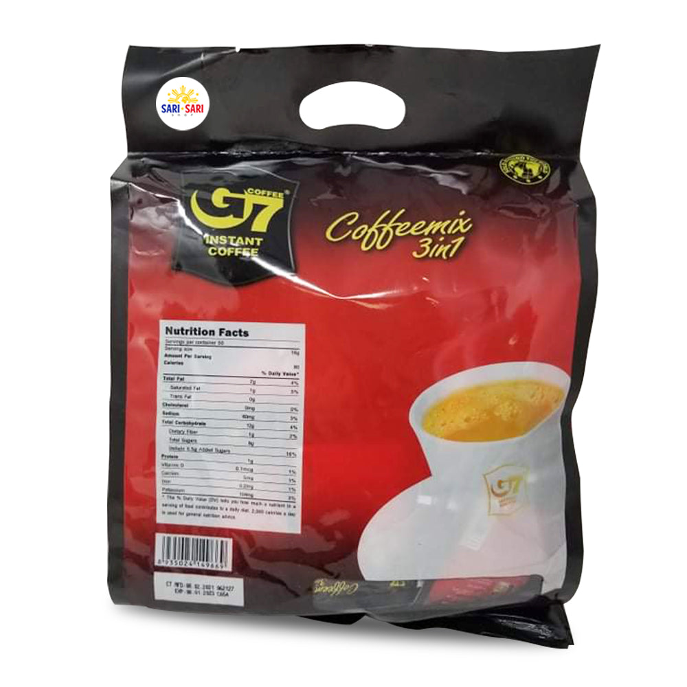 TRUNG NGUYEN G7 3in1 Coffee 50 sachet 800g