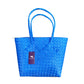 Misenka Handicrafts Philippine Bayong Azure Blue Classic Bag