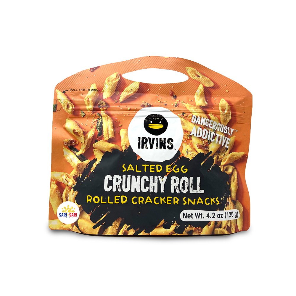 Irvin's Salted Egg Crunchy Roll 120g