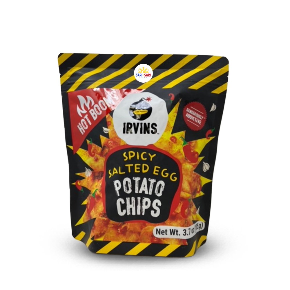 Irvin's Salted Egg Potato Chips Spicy 105g