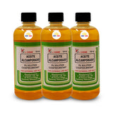 J. Chemie Brand Alcamporado Oil Aceite De Manzanilla 120ml Pack of 3
