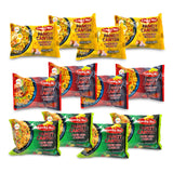 Lucky Me Pancit Canton Mix & Match 4 Original, 4 Chilimansi,4 Hot Chili 65g