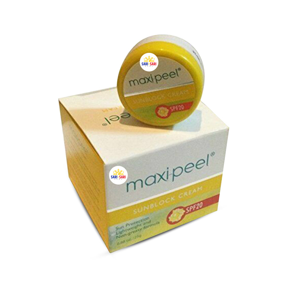 Maxi-Peel Sun Protection Cream SPF20 25g (0.9oz) Pack of 1 - Shop Sari Sari